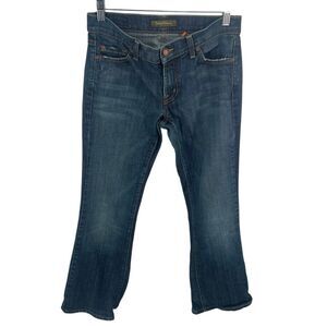 David Kahn Women's Nikki Zip Fly Bootcut Denim Jeans Blue Size 26